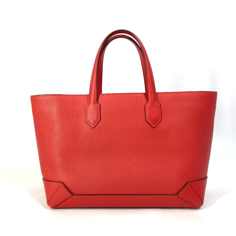 HERMES Tote Bag Evercolor, Epsom Red maxi box cover 30