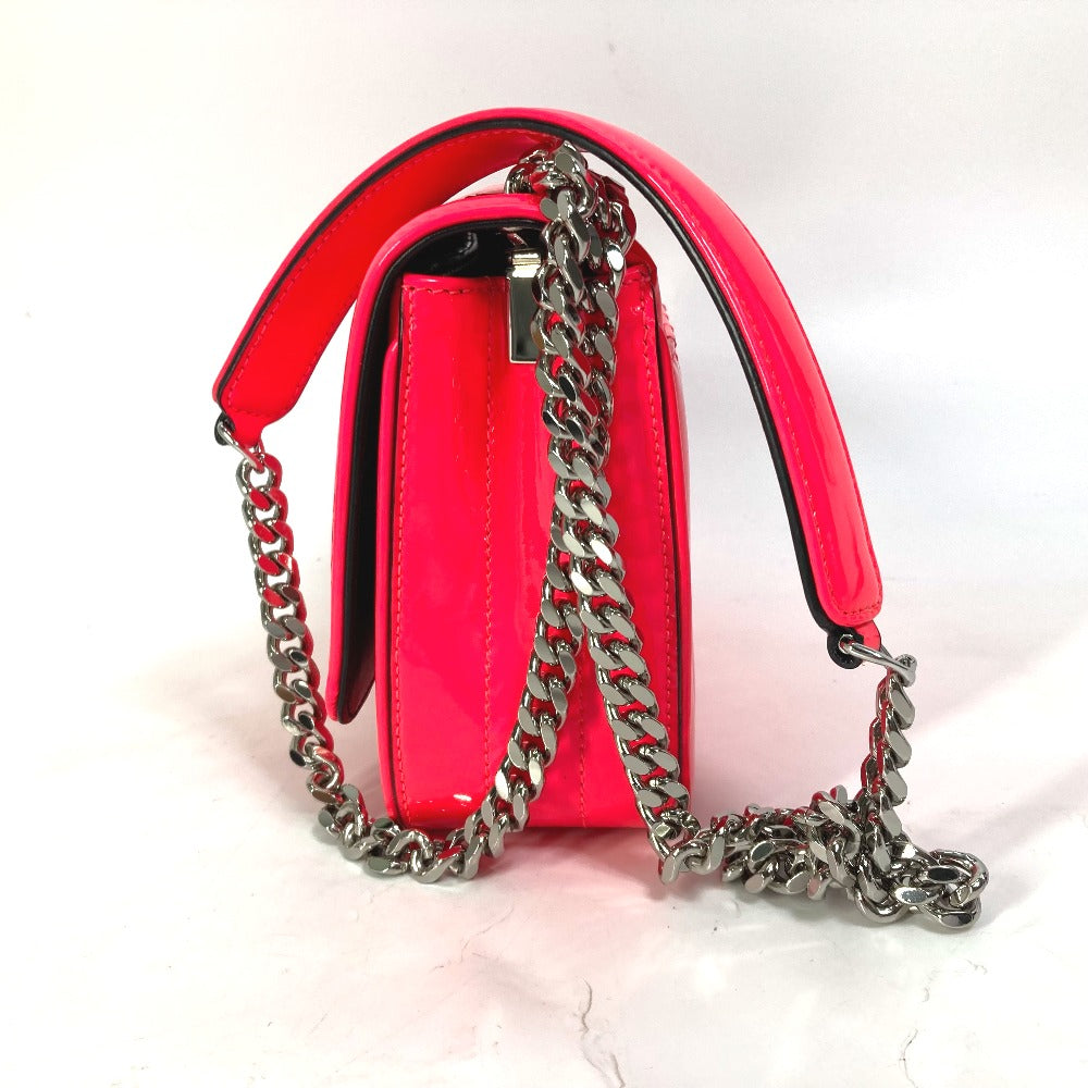 SAINT LAURENT PARIS Shoulder Bag 538439 Patent leather Pink type YSL vicky small Women