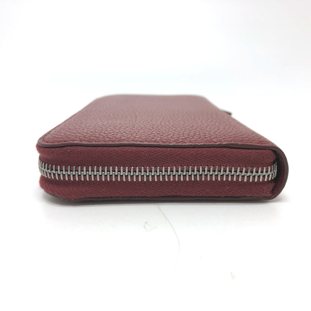PRADA Long Wallet Purse 2ML317 leather Red type logo gradient Zip Around mens