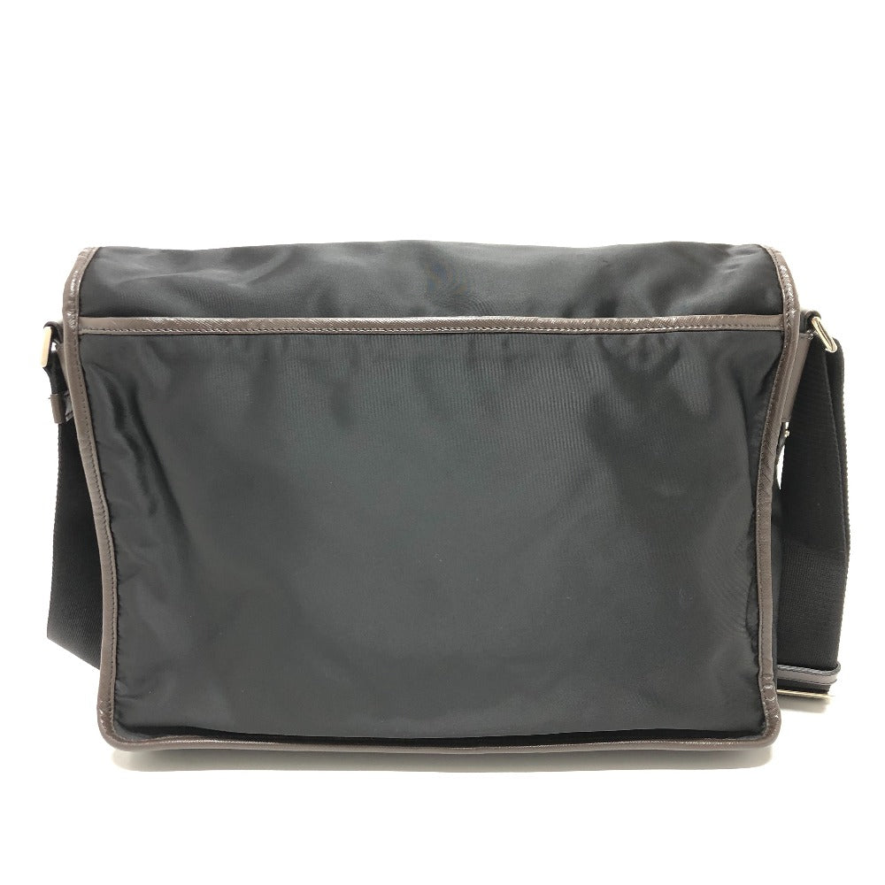 PRADA Shoulder Bag Nylon black Messenger bag mens