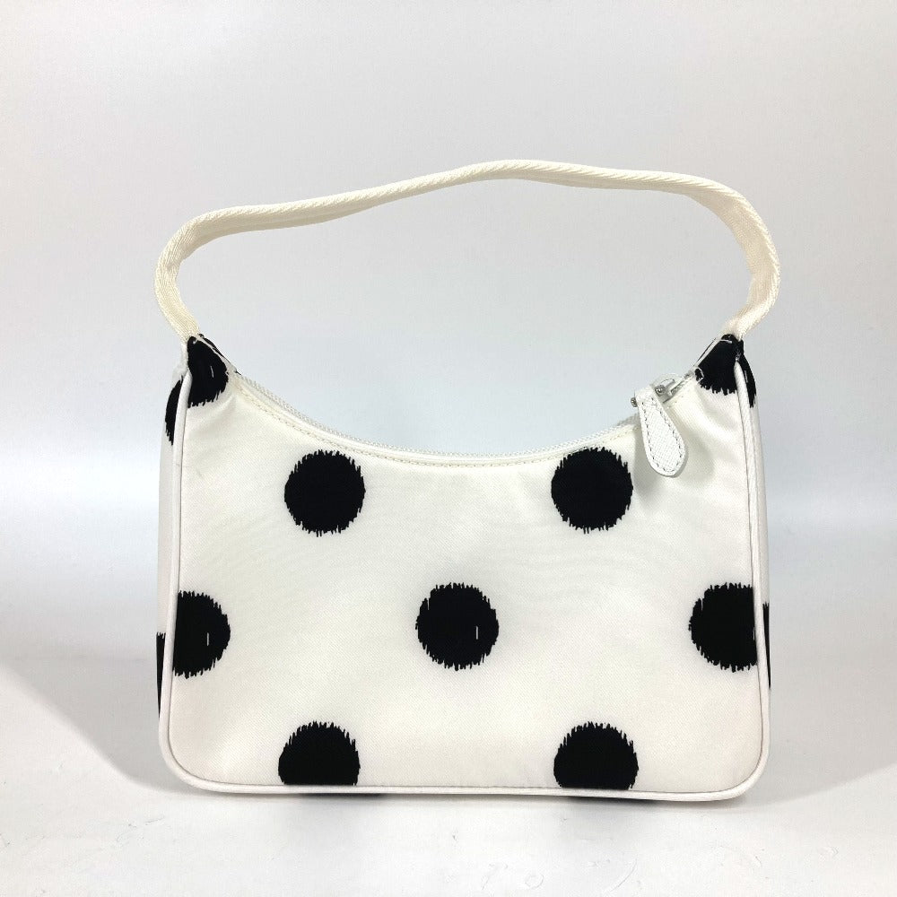 PRADA Shoulder Bag Nylon white Re-Edition 2000 triangle logo triangle Women