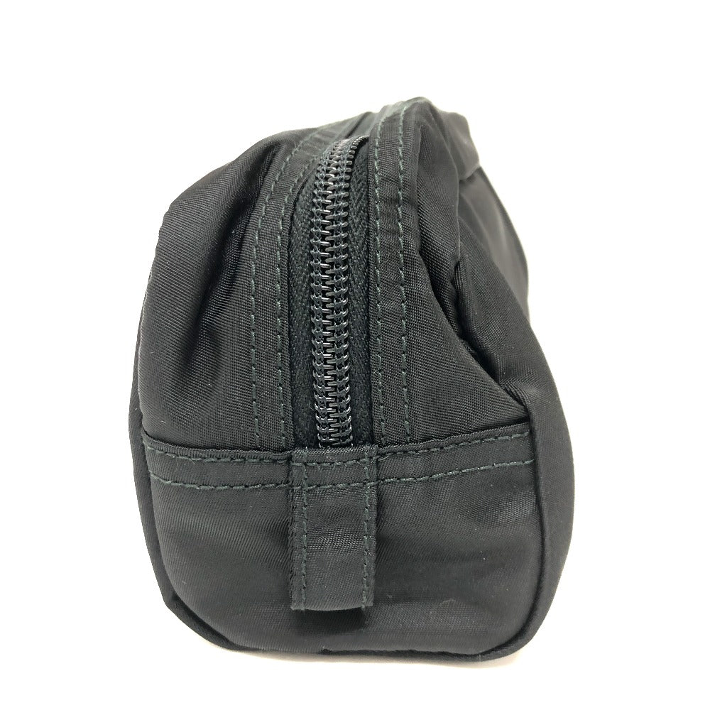 PRADA Pouch Nylon black Triangle logo Women
