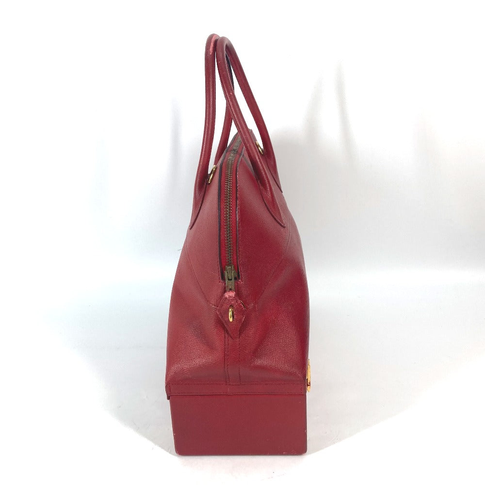 HERMES Handbag Courchevel Red McPherson