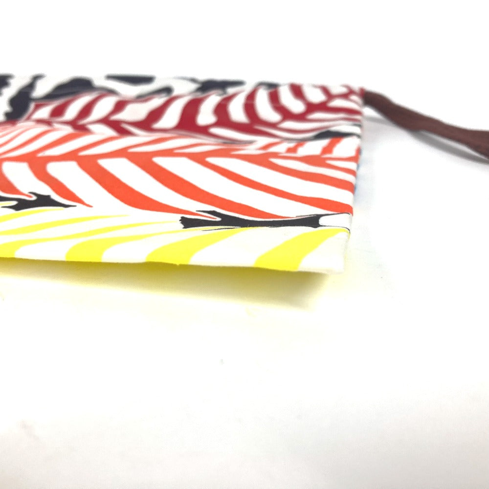 HERMES Pouch silk multicolor purse Bulk Pouch