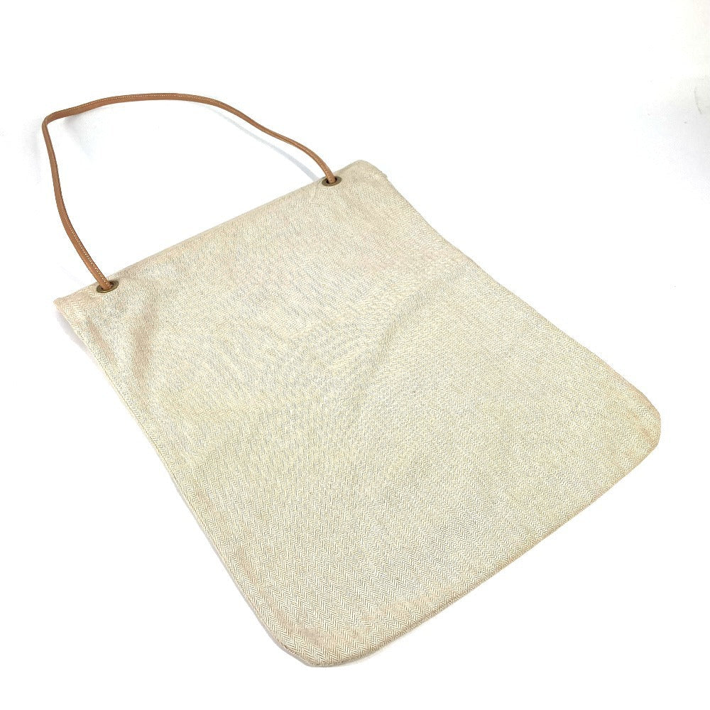 HERMES Shoulder Bag cotton white Sac Aline GM unisex(Unisex)