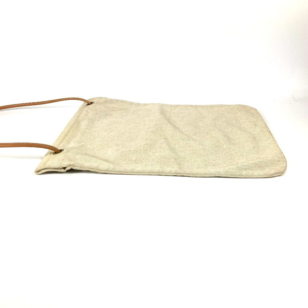 HERMES Shoulder Bag cotton white Sac Aline GM unisex(Unisex)