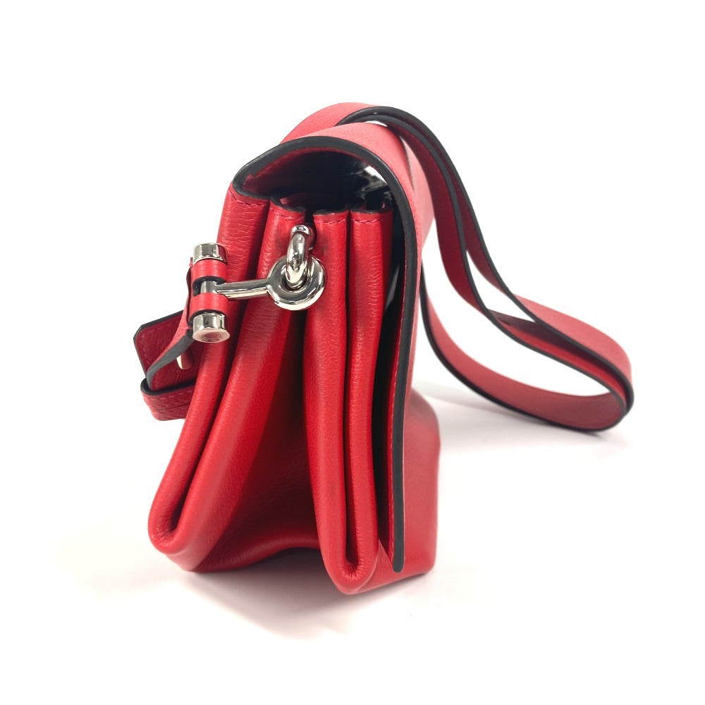 HERMES Shoulder Bag , Taurillon ClemenceNovillo Red Opli 28 Opli 28 Women