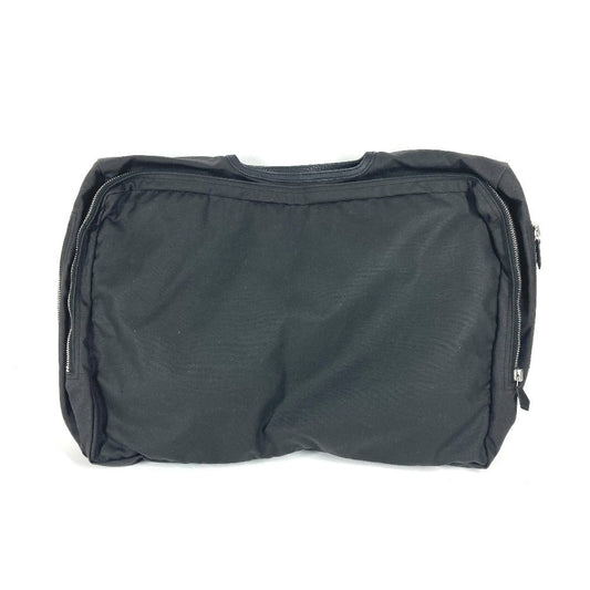 HERMES Pouch canvas black Bag Bag Cover Business Bag unisex(Unisex)