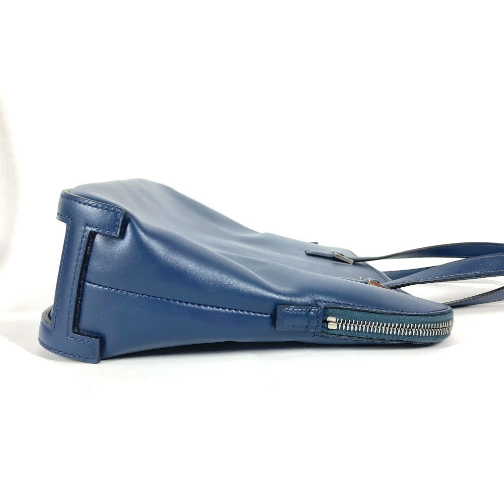 HERMES Business bag Box scarf blue Escapada