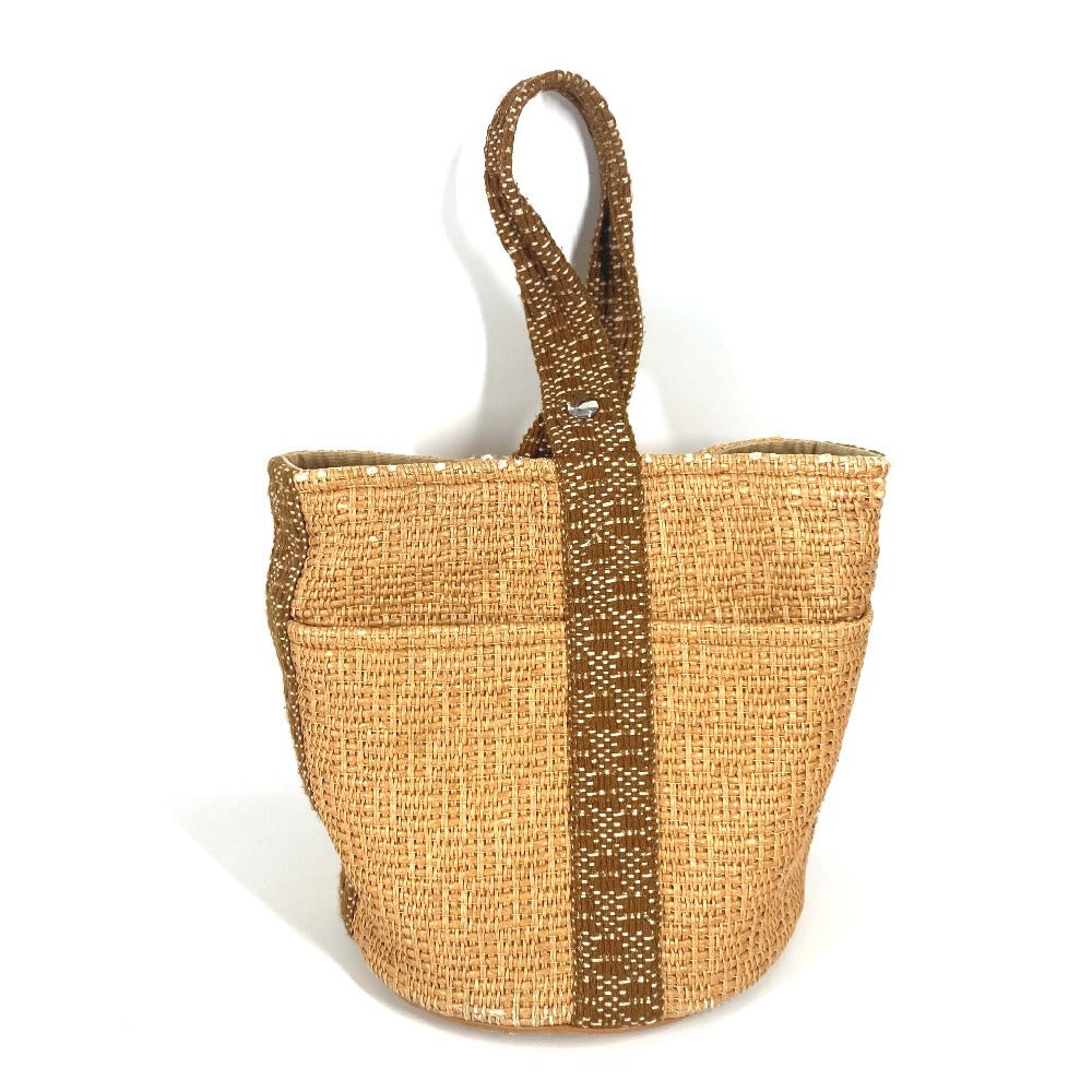 HERMES Handbag Cotton, Cellulose beige Tamur MM