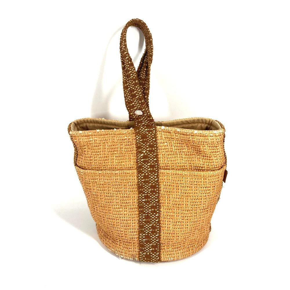 HERMES Handbag Cotton, Cellulose beige Tamur MM