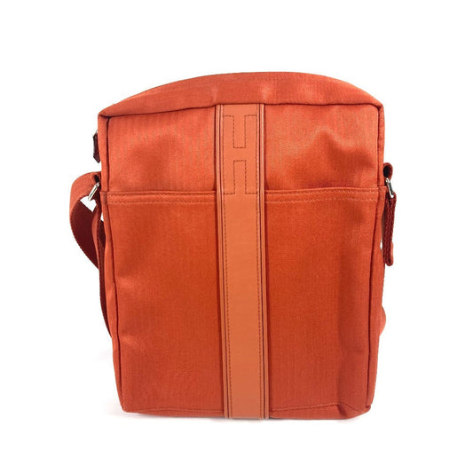 HERMES Shoulder Bag Nylon canvas Orange Pochette Acapulco bandouliere PM unisex(Unisex)