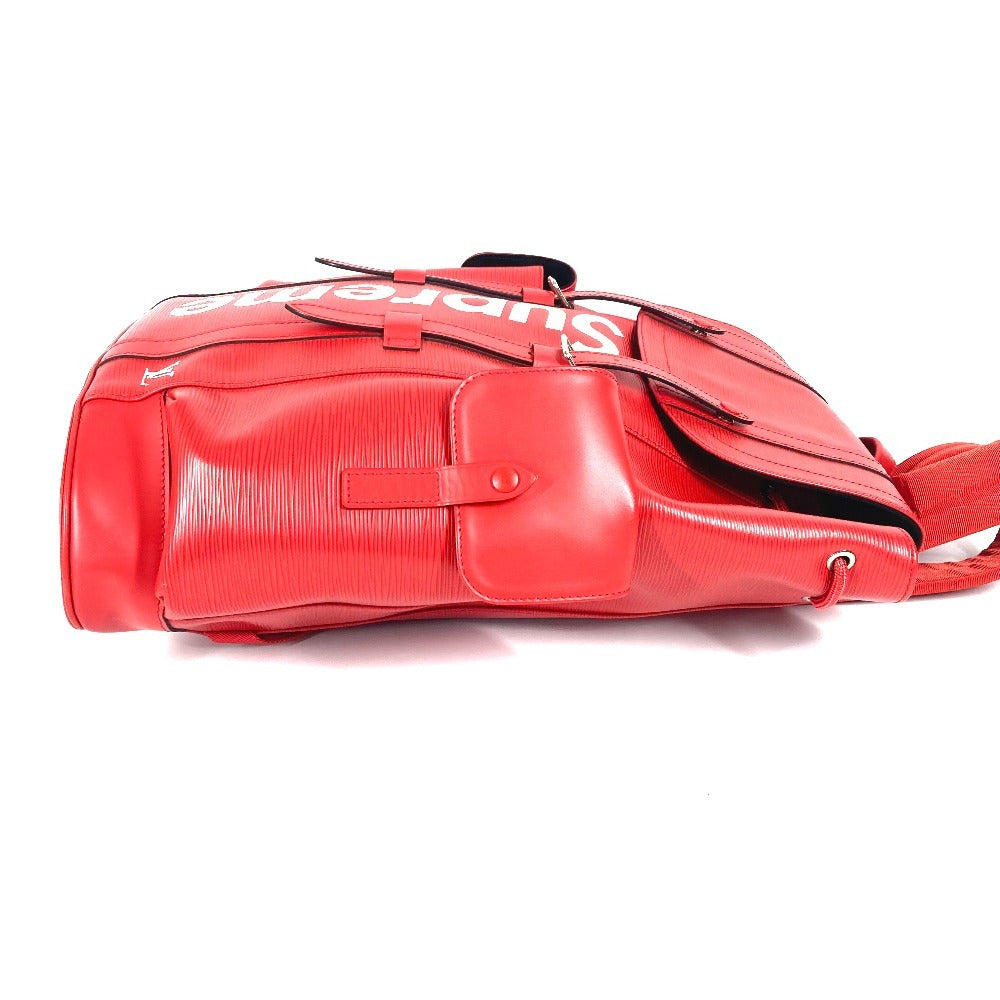 LOUIS VUITTON Backpack Epi Leather Red Supreme SUPREME collaboration Epi Christopher PM