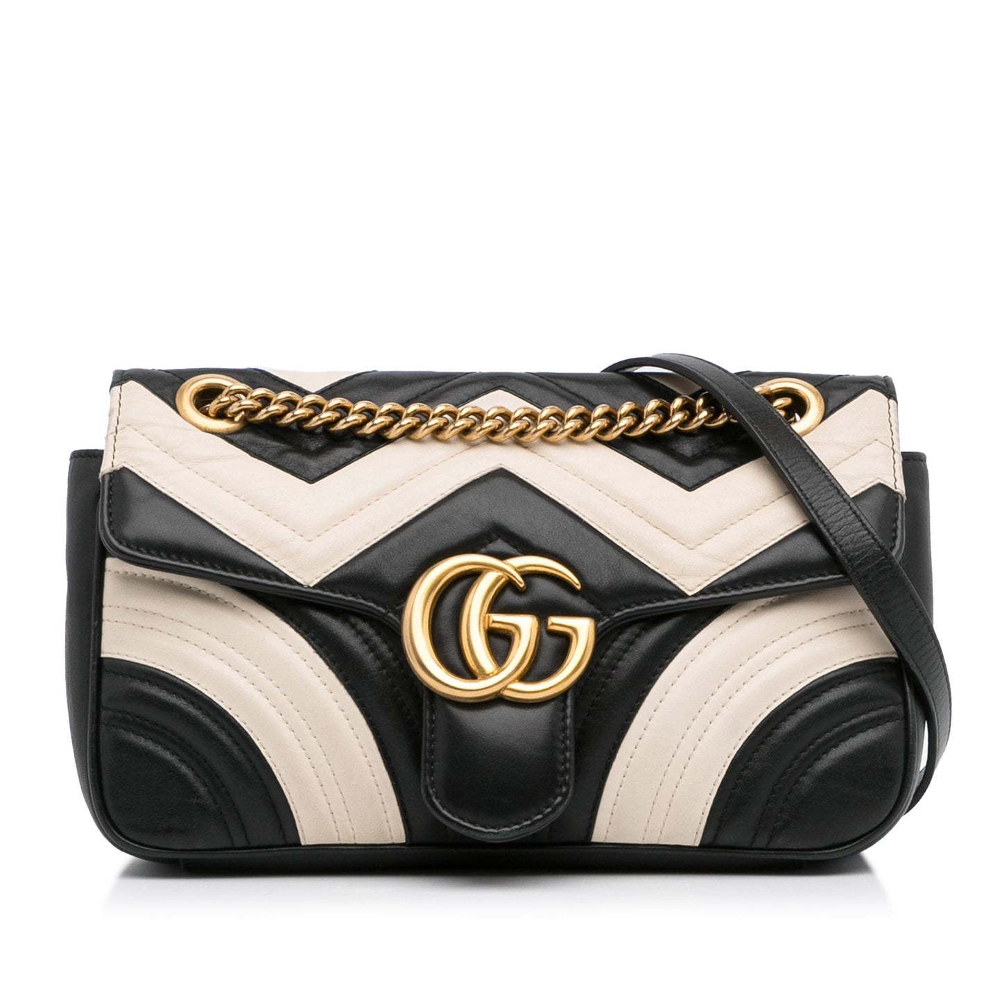 Gucci GG Marmont Leather Quilted Crossbody Style 2