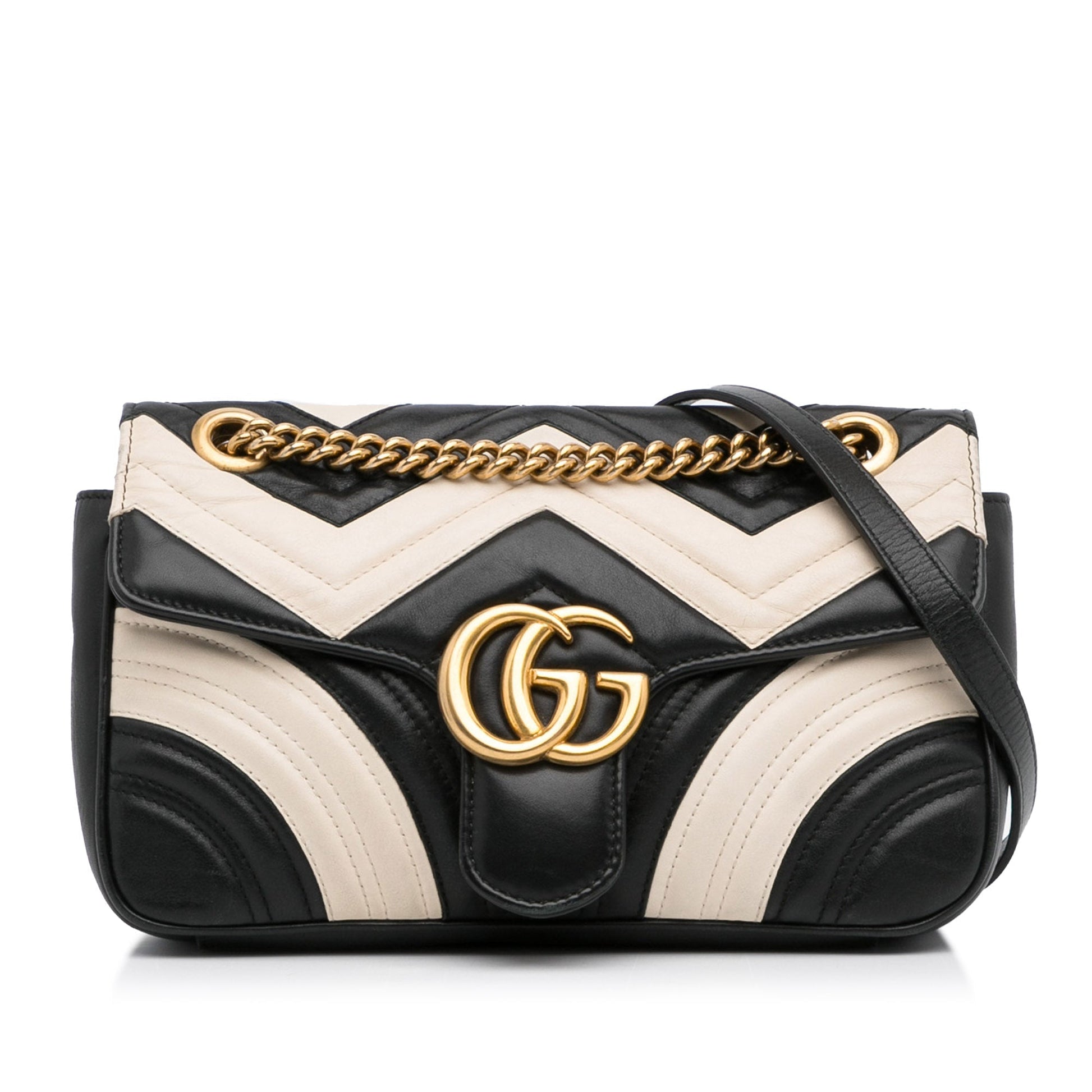 Gucci GG Marmont Leather Quilted Crossbody Style 2