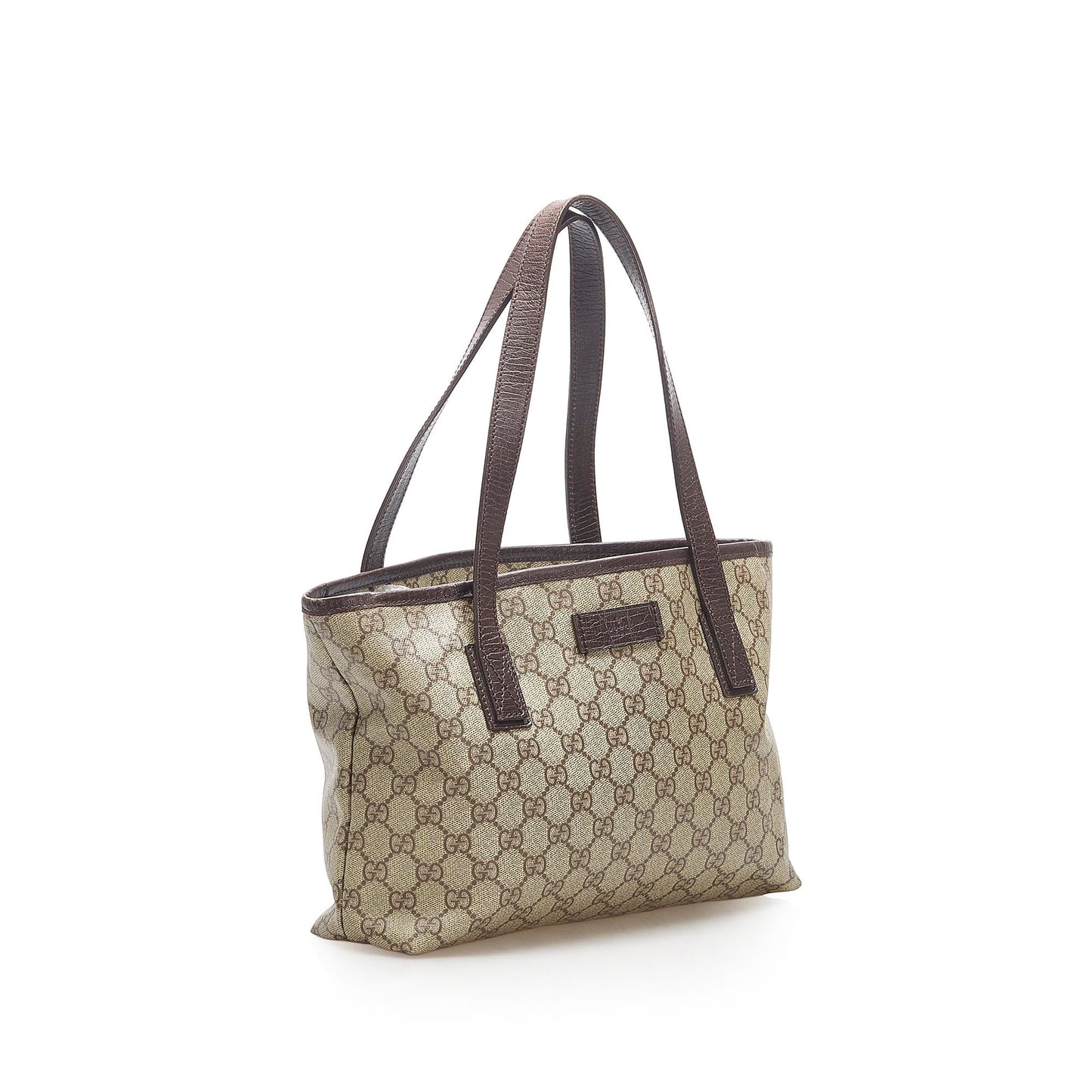 Gucci Leather Canvas Tote