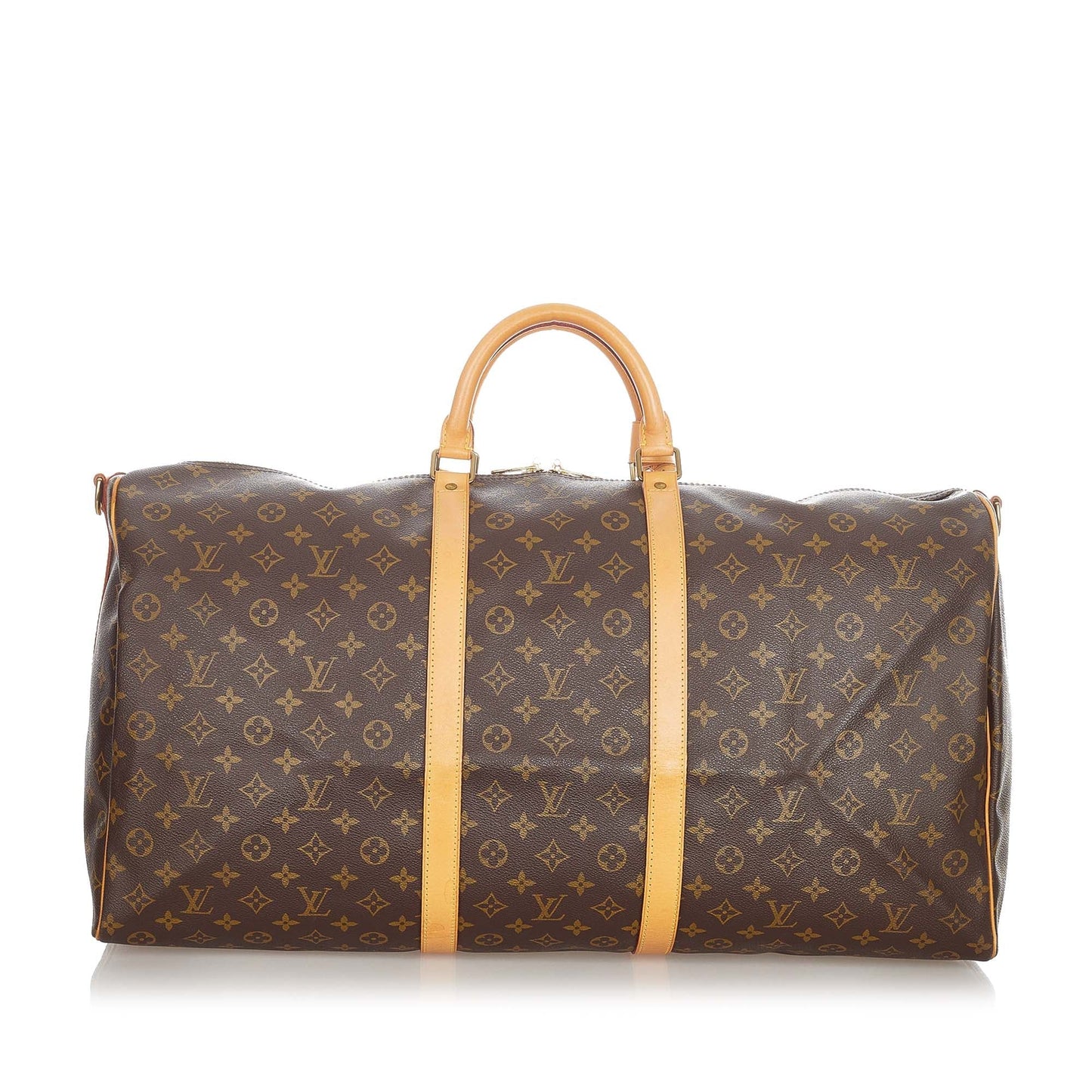 Louis-Vuitton Louis Vuitton Monogram Keepall Bandouliere 60 Brown
