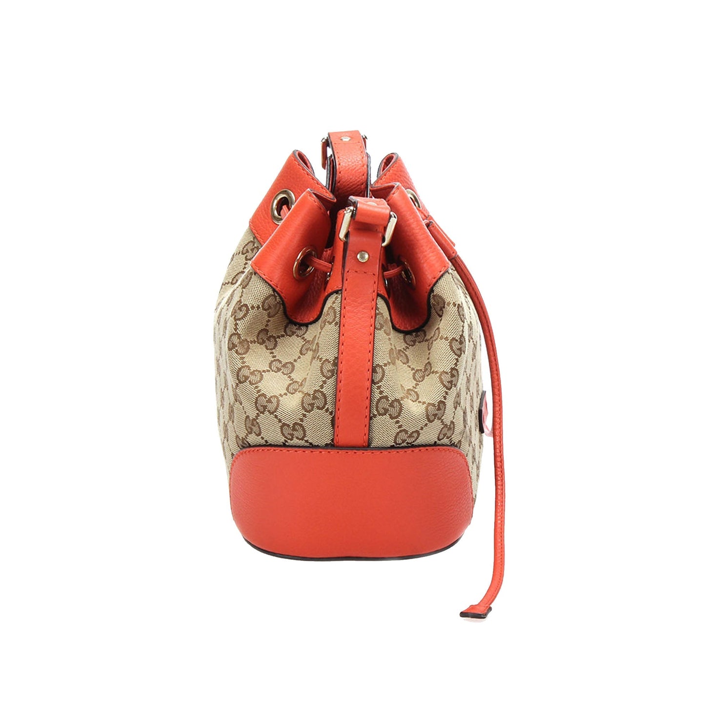 Gucci Leather Canvas Shoulder Bag