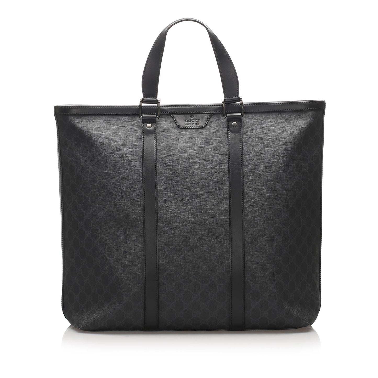 Gucci Leather Canvas Tote