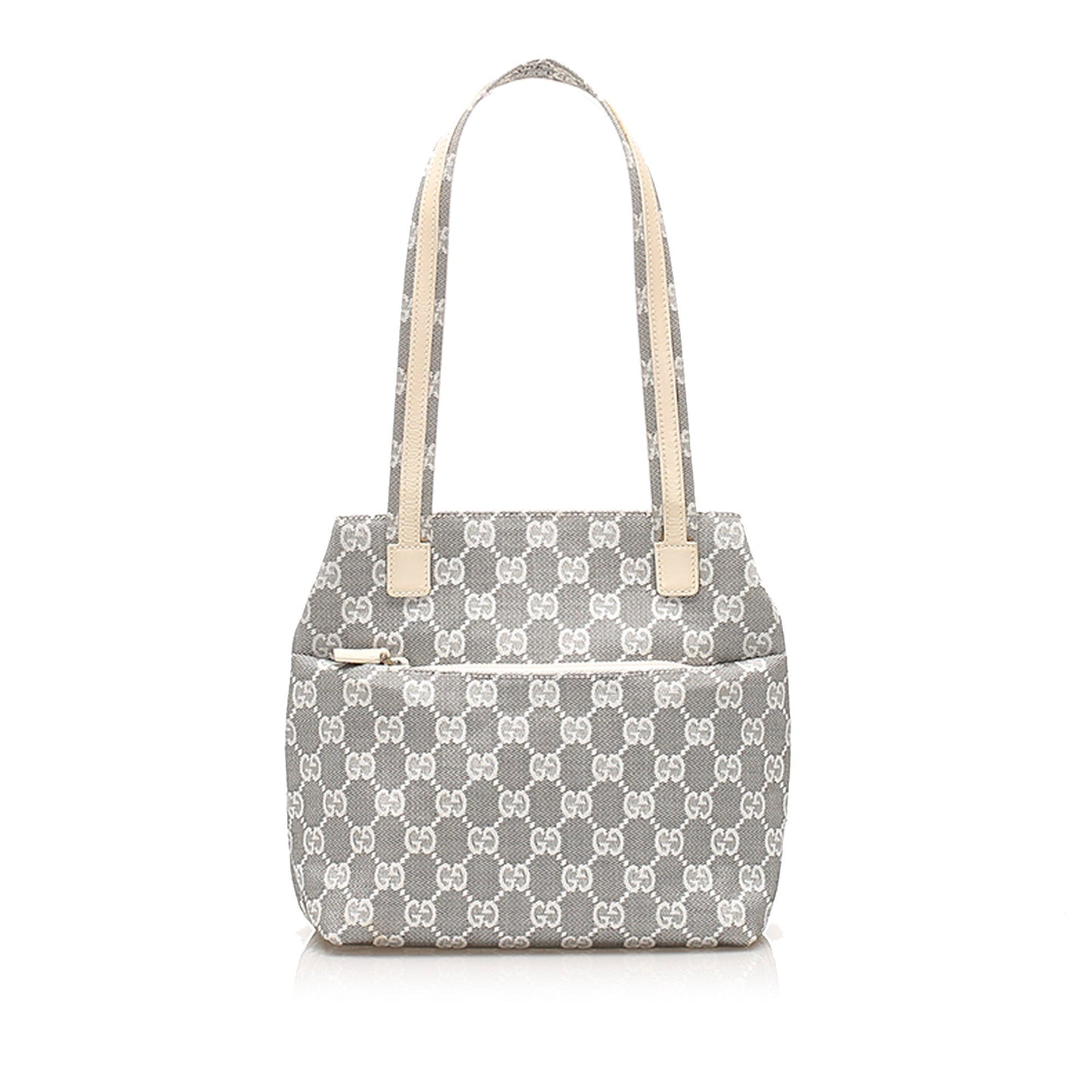 Gucci Leather Canvas Tote