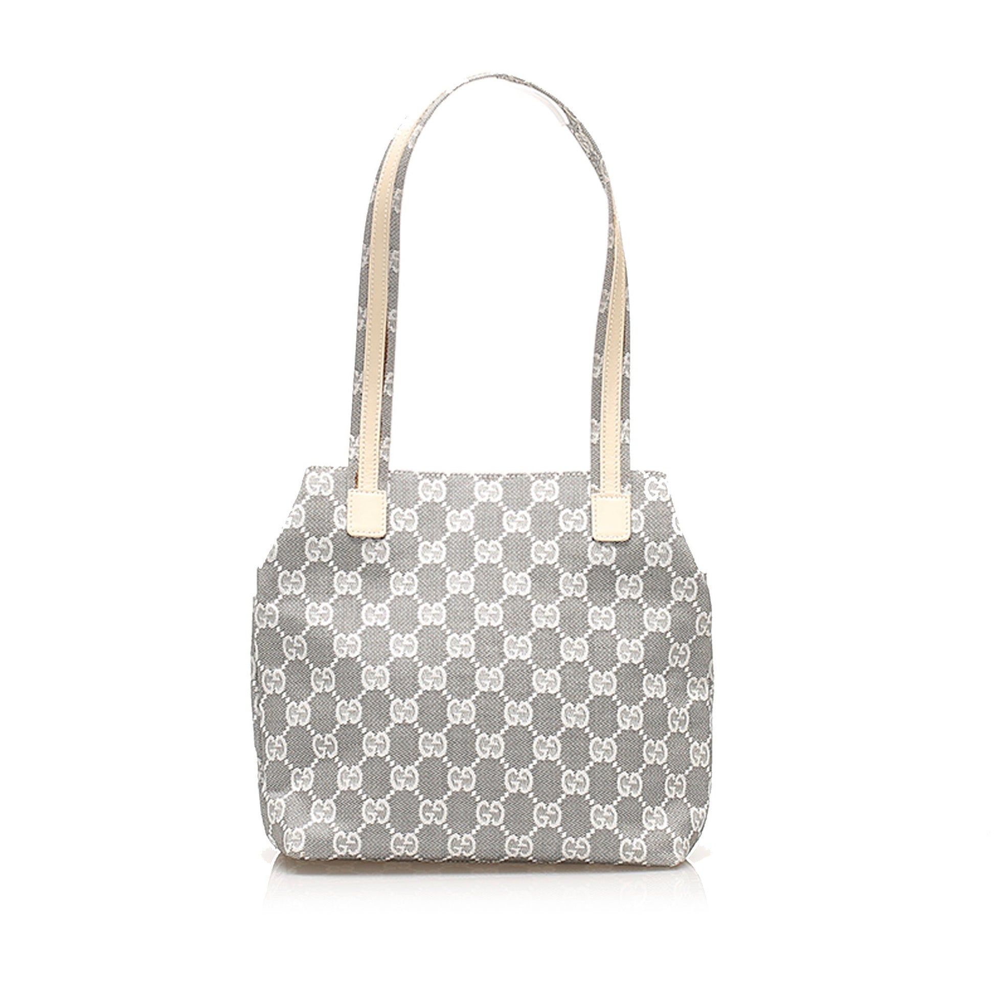 Gucci Leather Canvas Tote