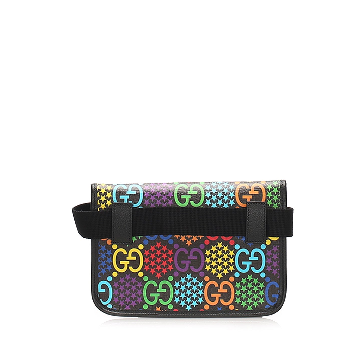 Gucci Nylon Leather Canvas Shoulder Bag