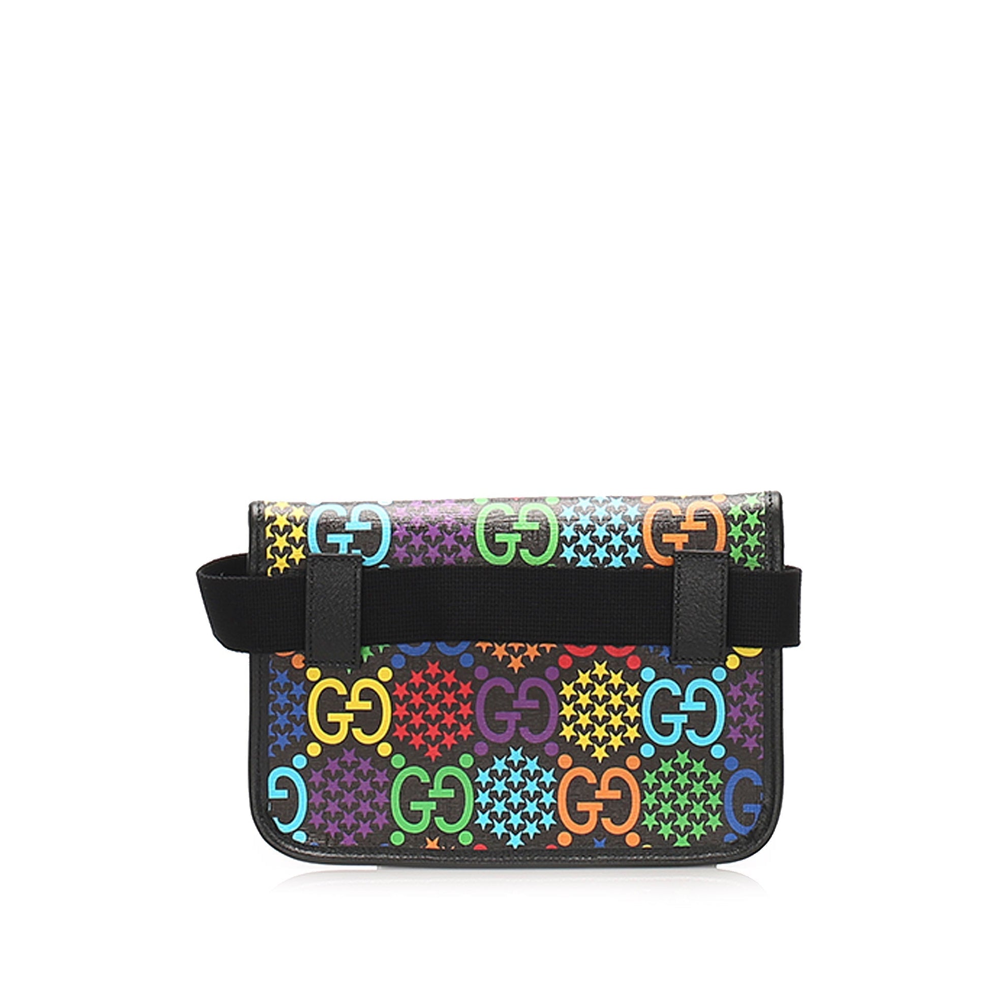 Gucci Nylon Leather Canvas Shoulder Bag
