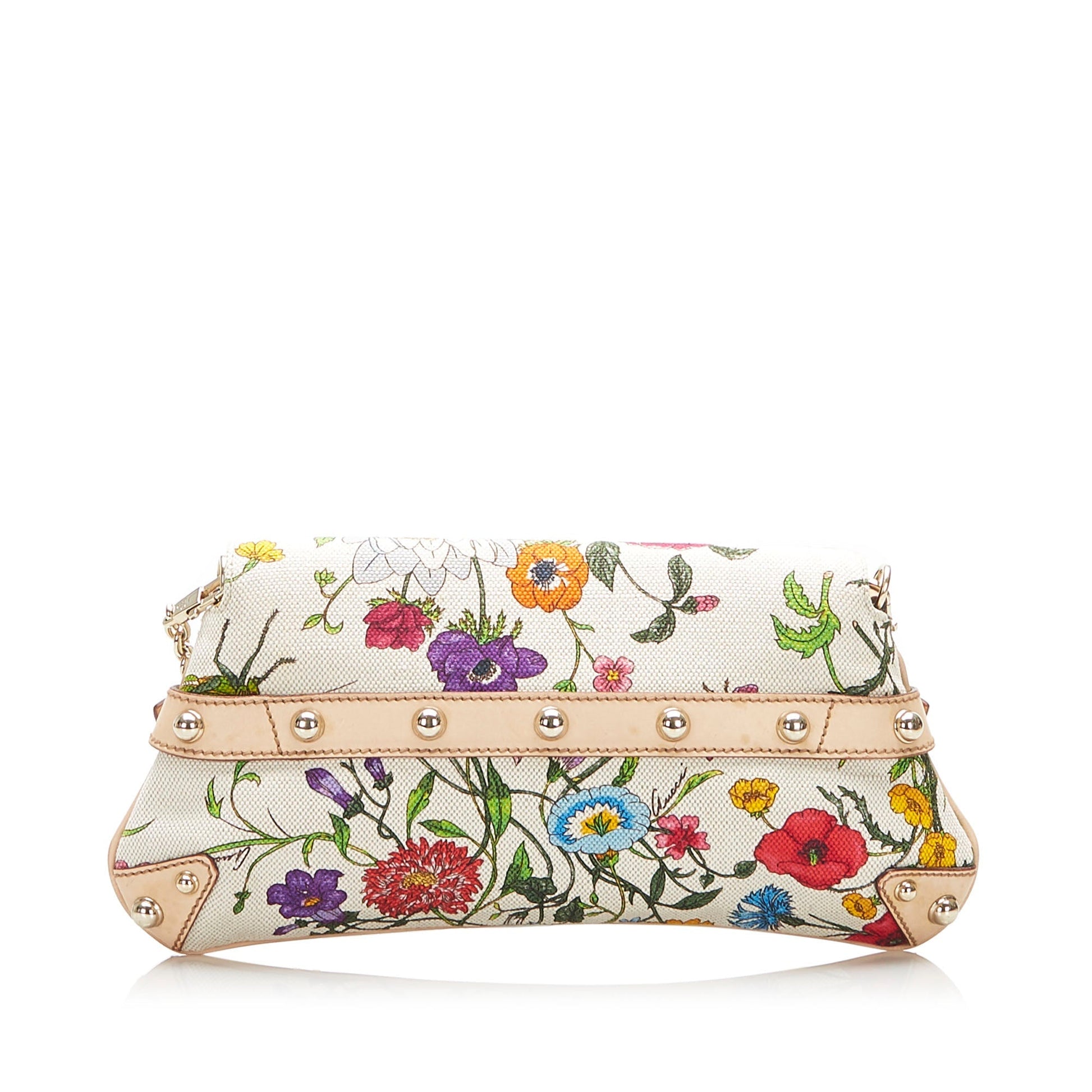 Gucci Baguette Chain Leather Shoulder Bag