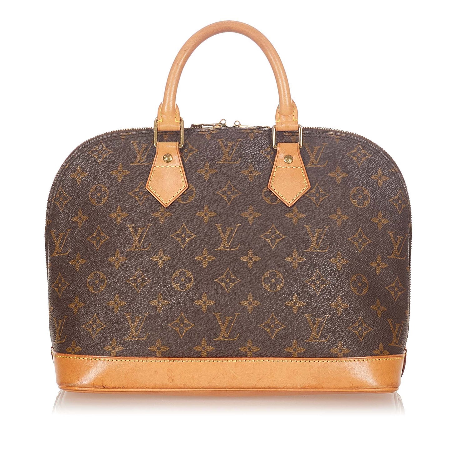 Louis-Vuitton Louis Vuitton Monogram Alma PM Brown