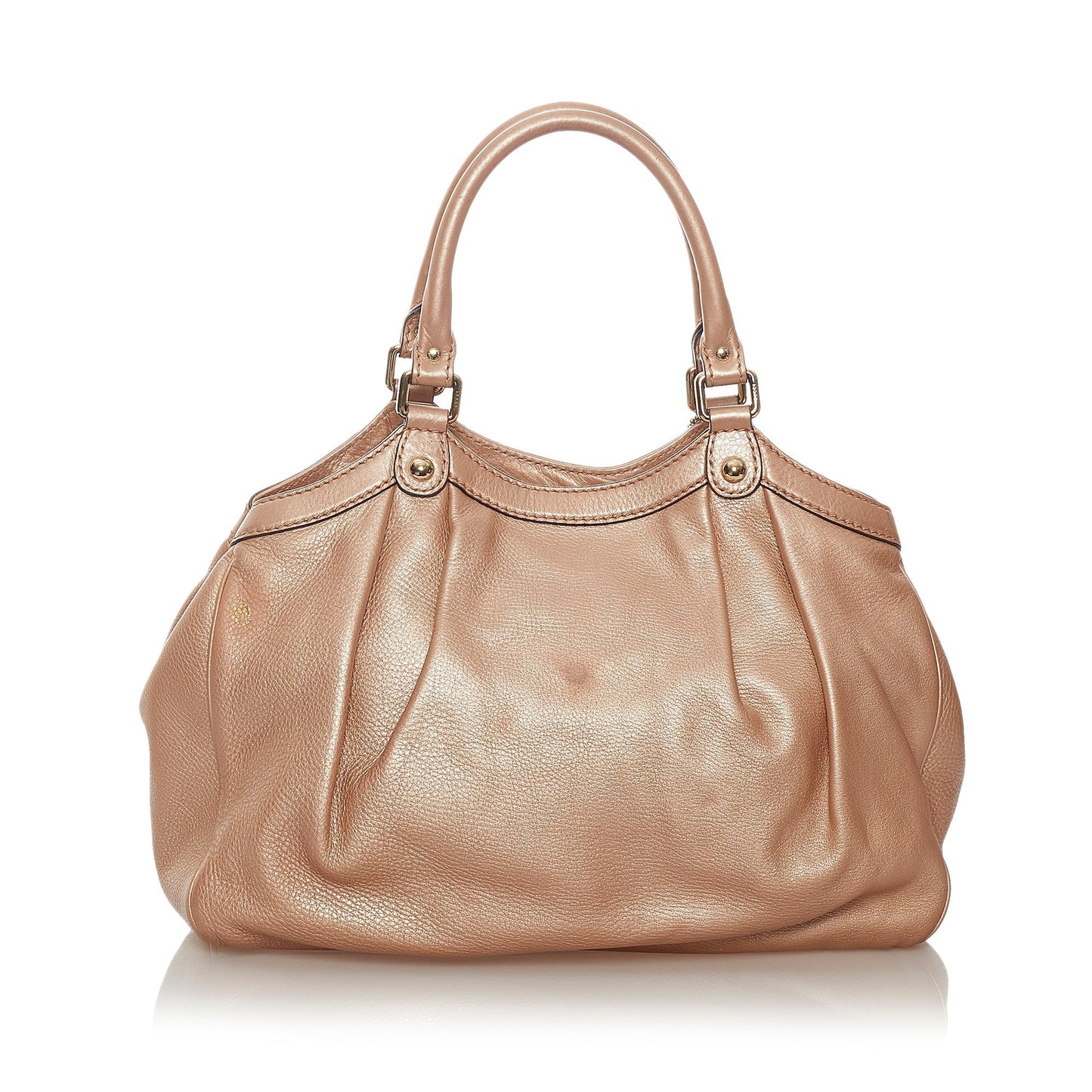 Gucci Sukey Brown Leather Tote