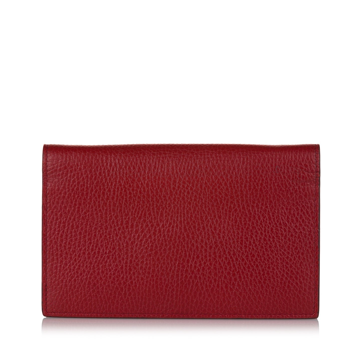 Gucci Interlocking G Red Leather Chain Crossbody Style 1