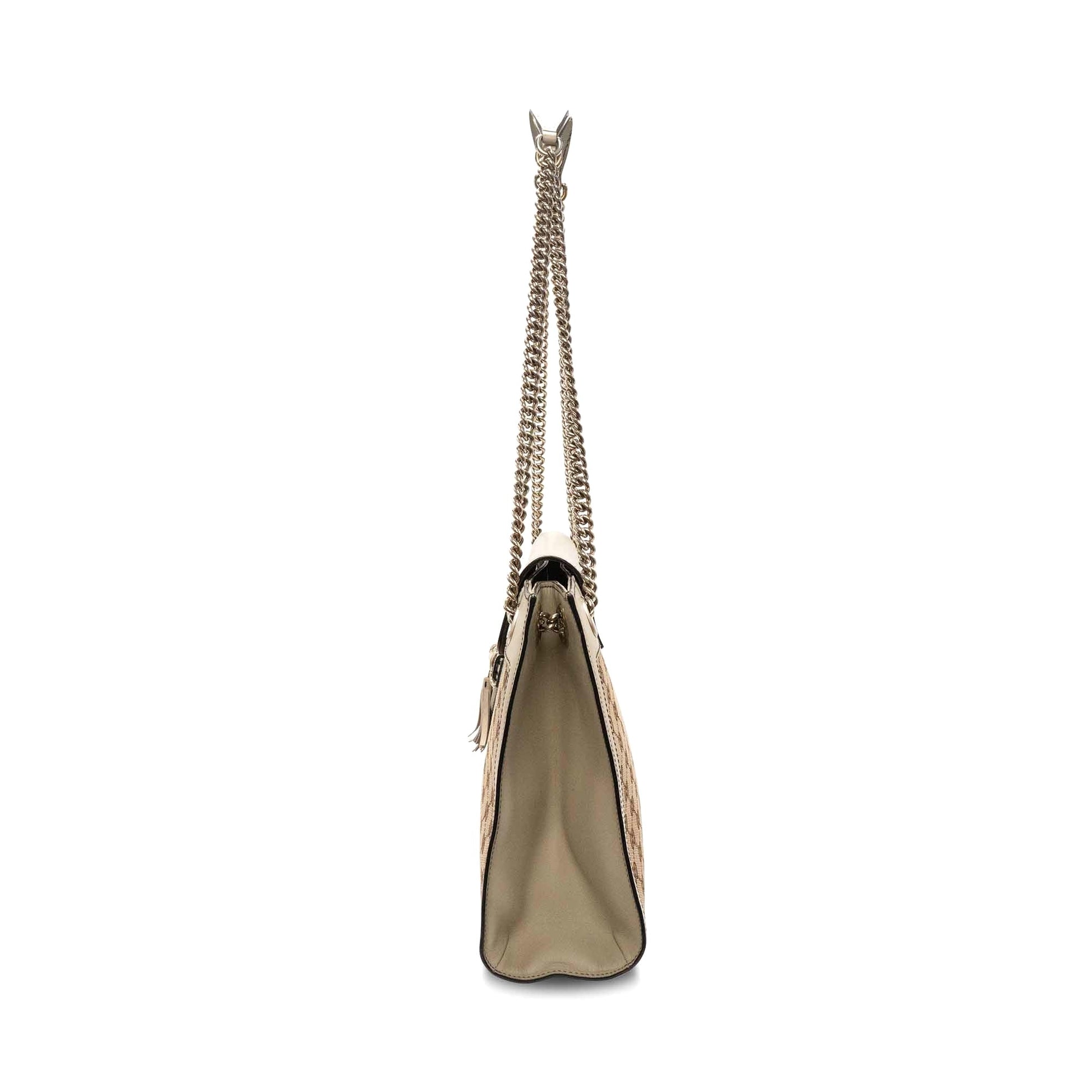 Gucci Monogram Chain Leather Shoulder Bag