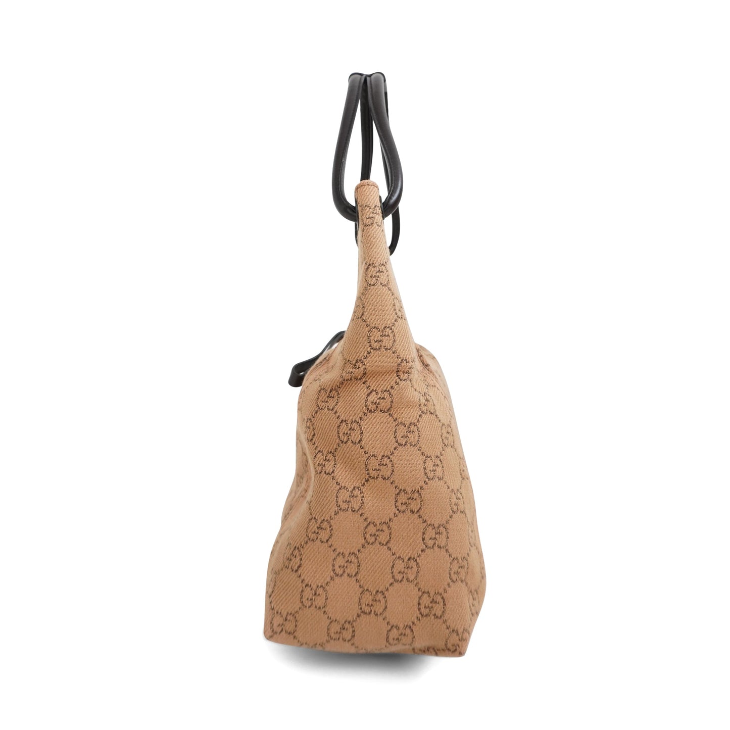 Gucci Monogram Leather Canvas Shoulder Bag