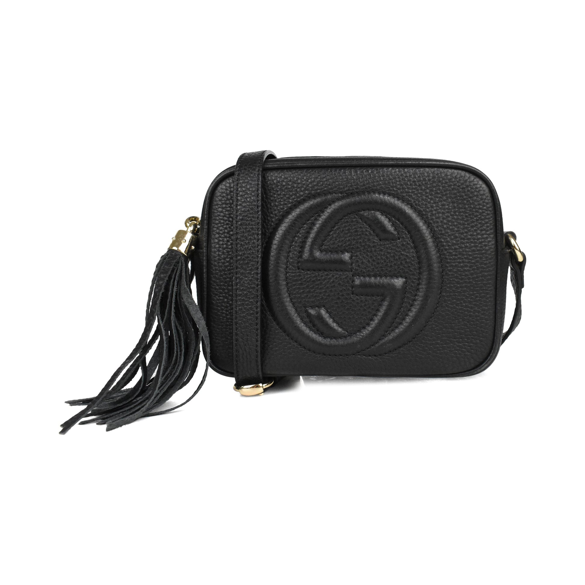 Gucci Lou Leather Canvas Crossbody