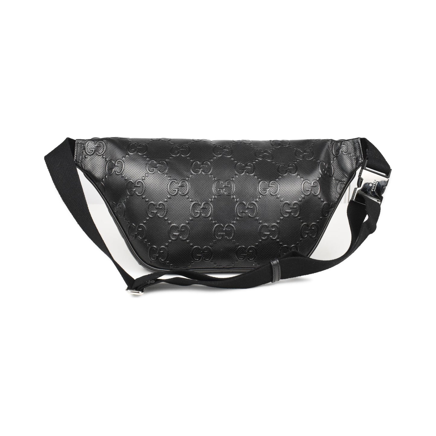 Gucci Monogram Bumbag Leather Canvas Handbag