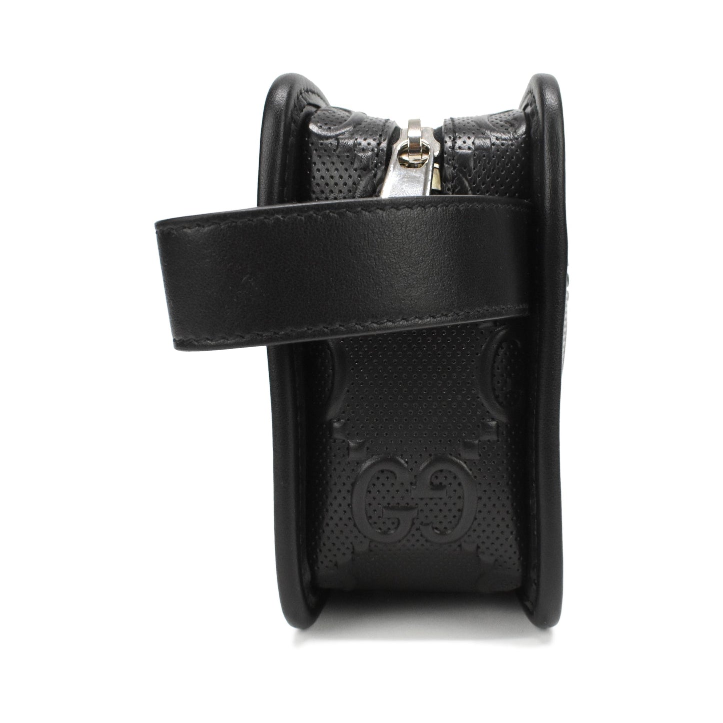 Gucci Monogram Leather Canvas Clutch