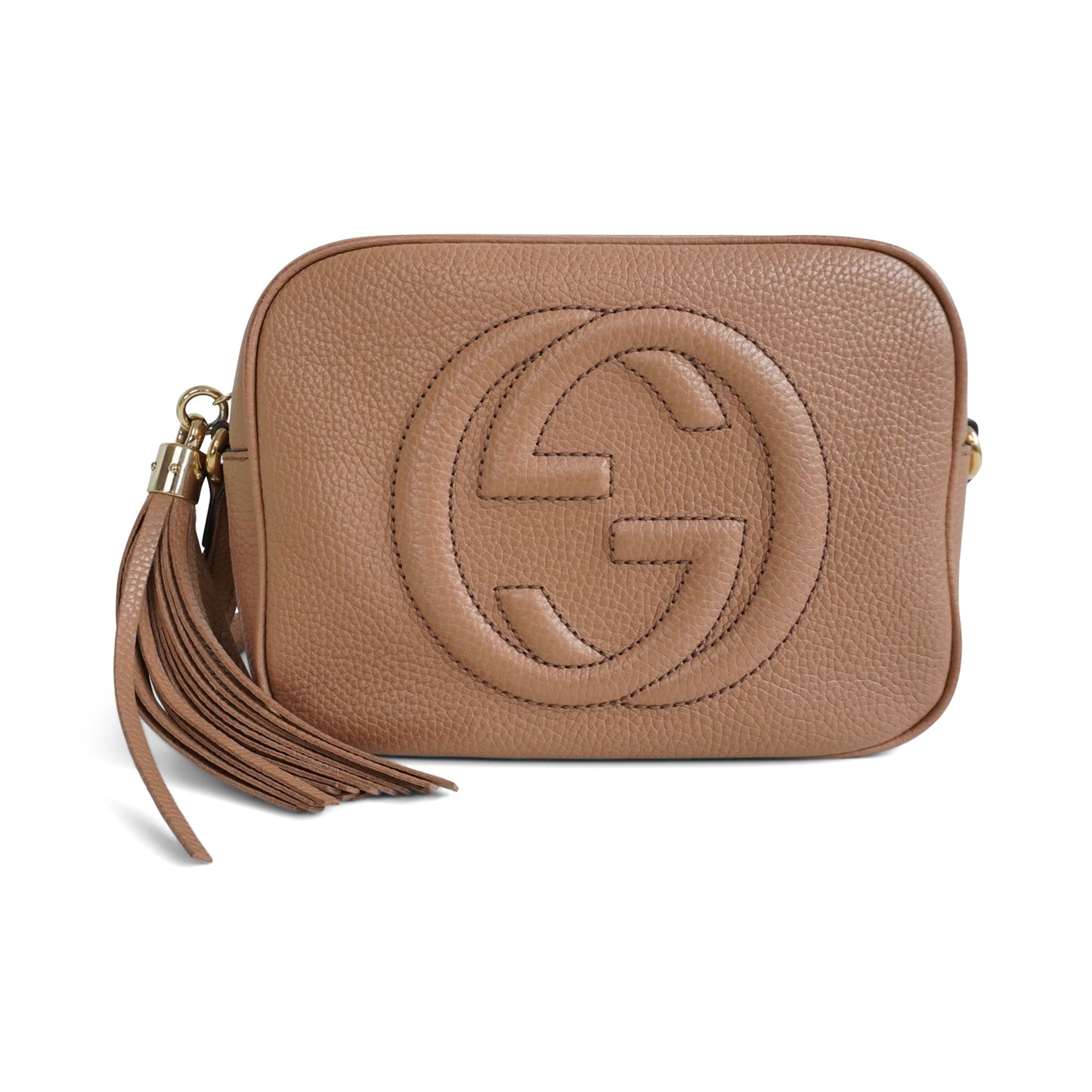 Gucci Lou Leather Canvas Crossbody