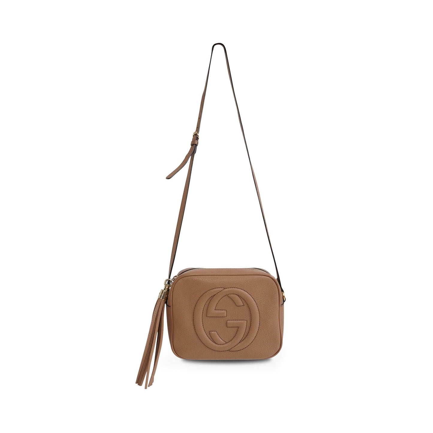 Gucci Lou Leather Canvas Crossbody