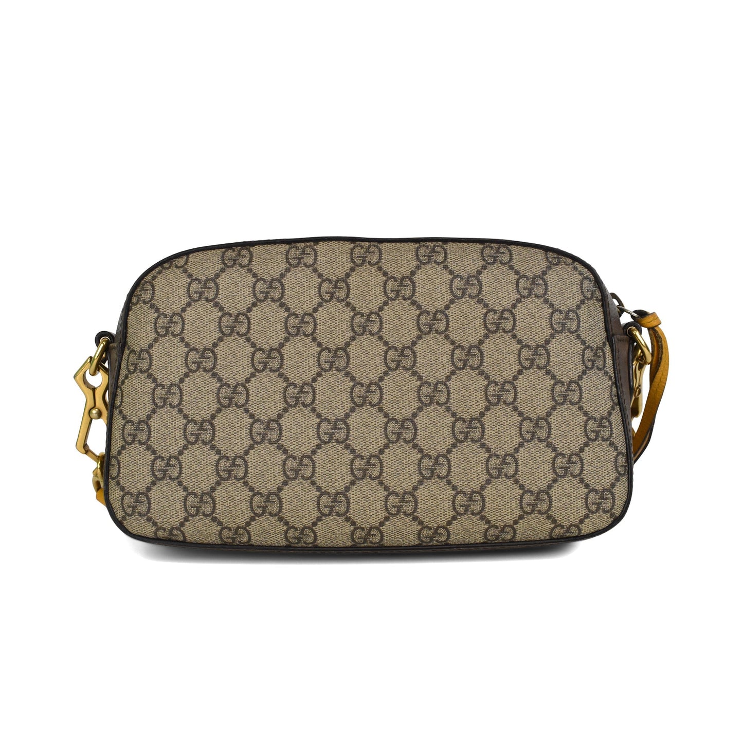Gucci Monogram Leather Canvas Crossbody