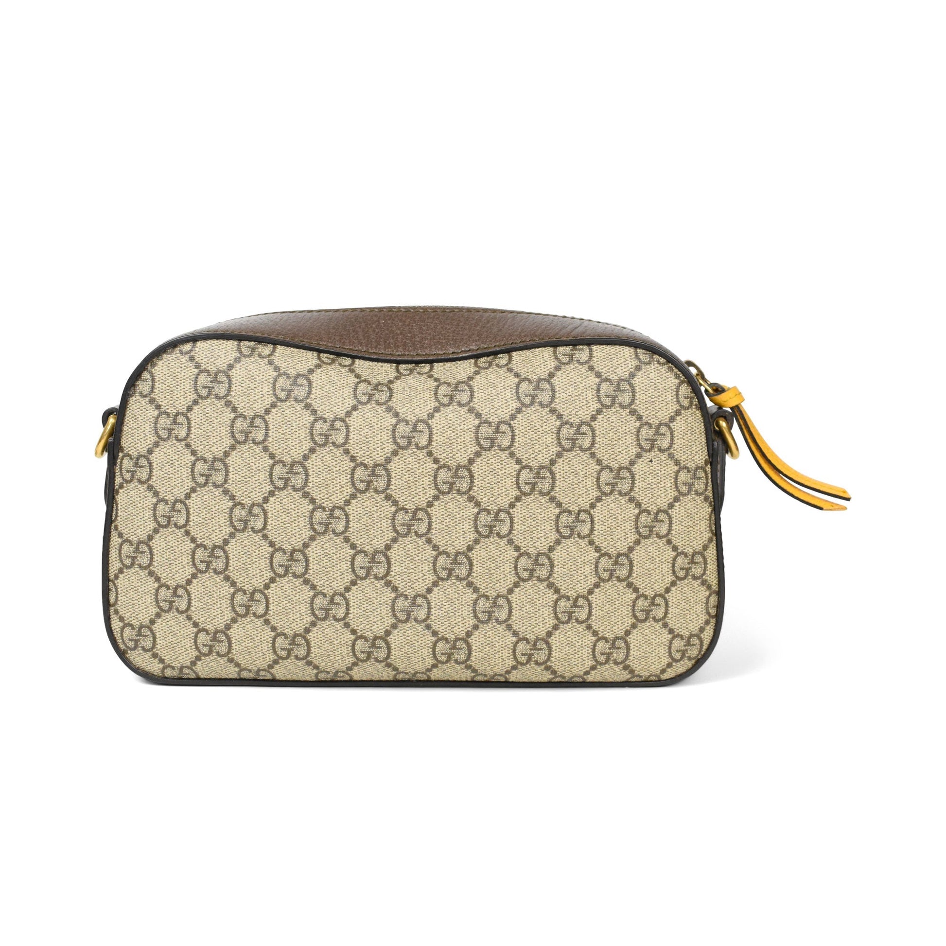 Gucci Monogram Leather Canvas Crossbody