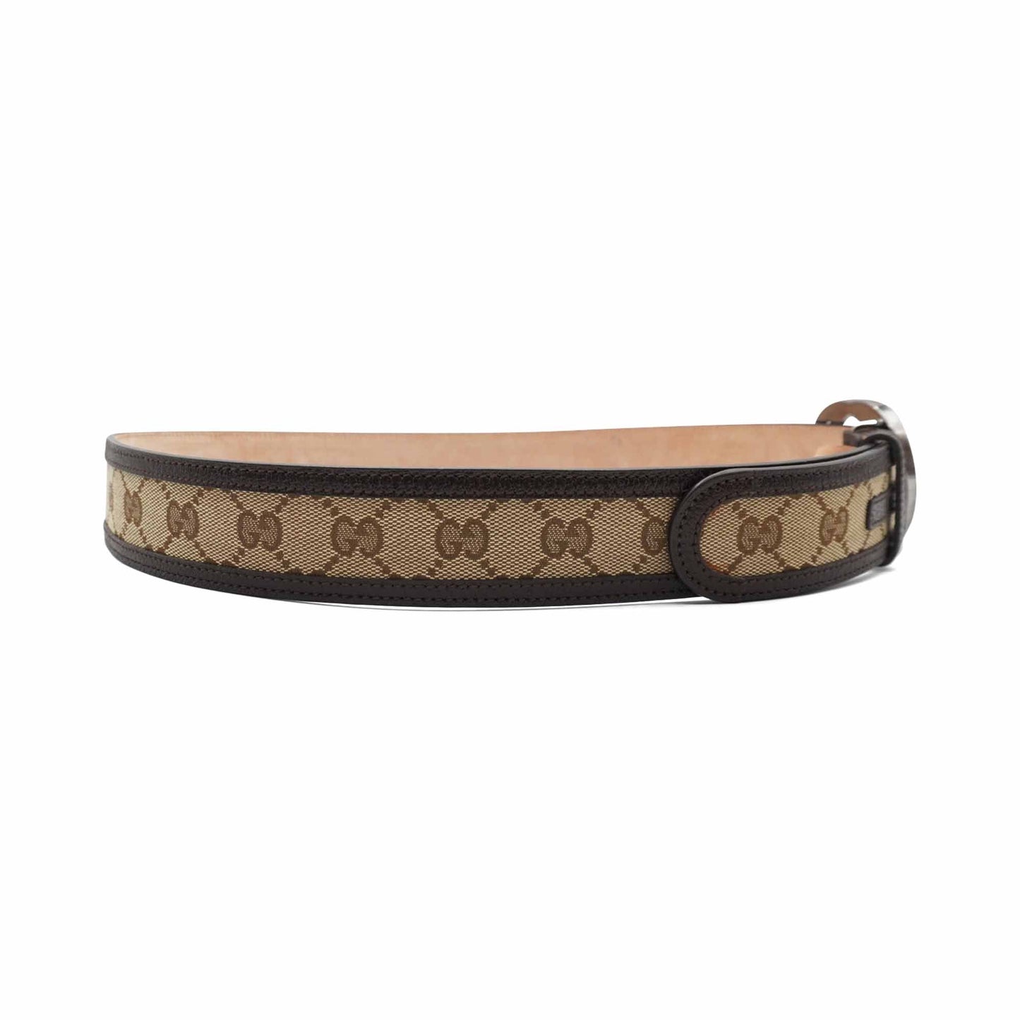 Gucci Monogram Leather Canvas Handbag