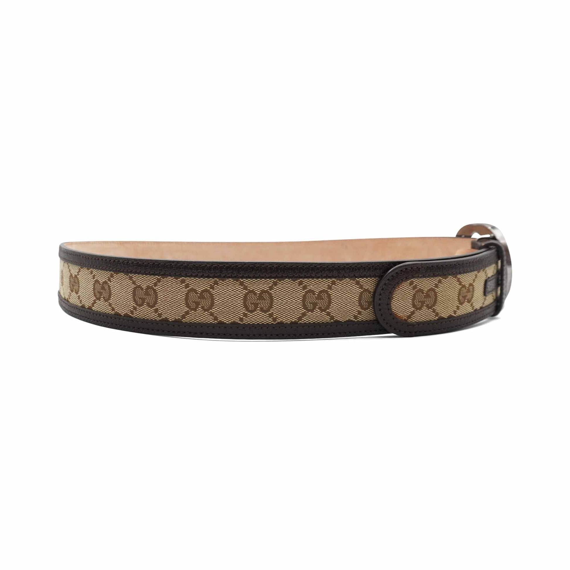 Gucci Monogram Leather Canvas Handbag