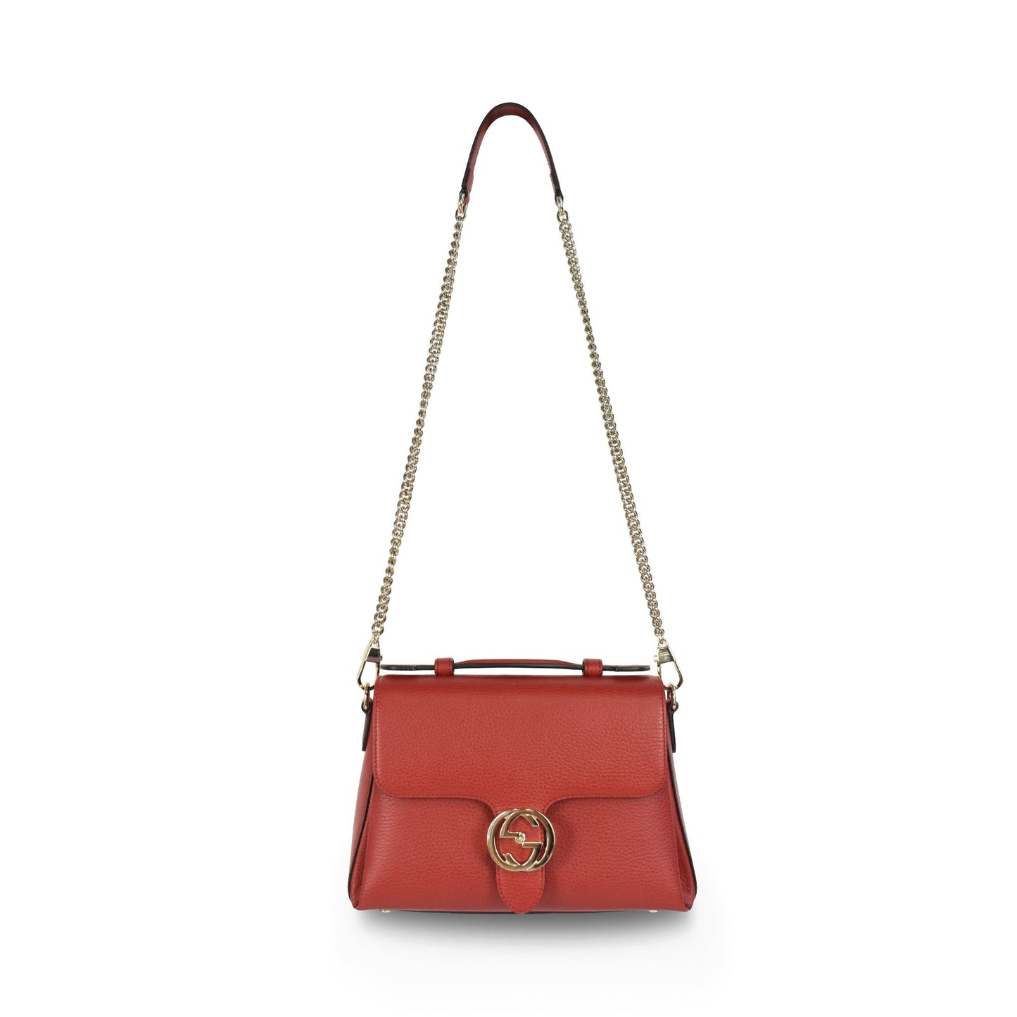 Gucci Chain Leather Crossbody