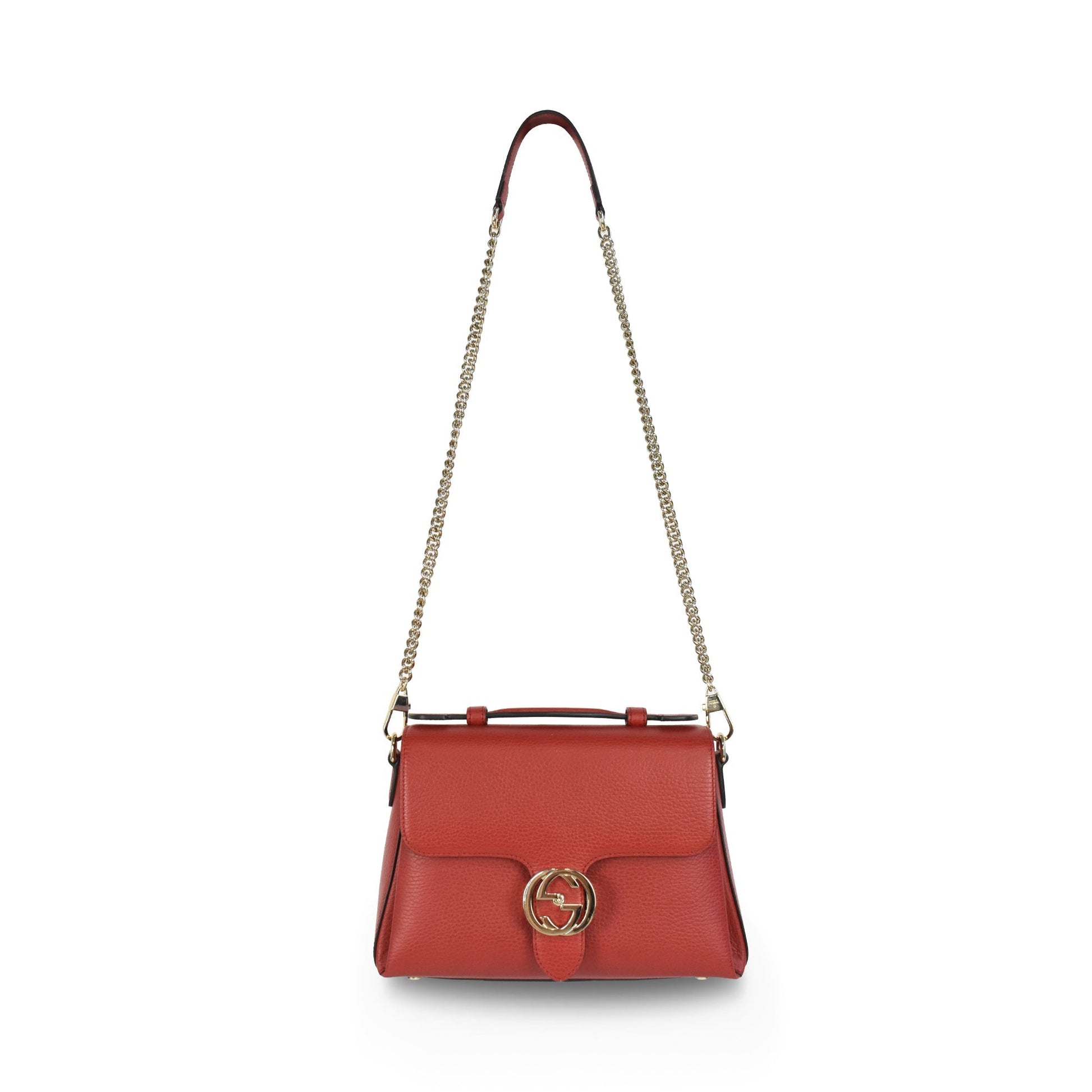 Gucci Chain Leather Crossbody