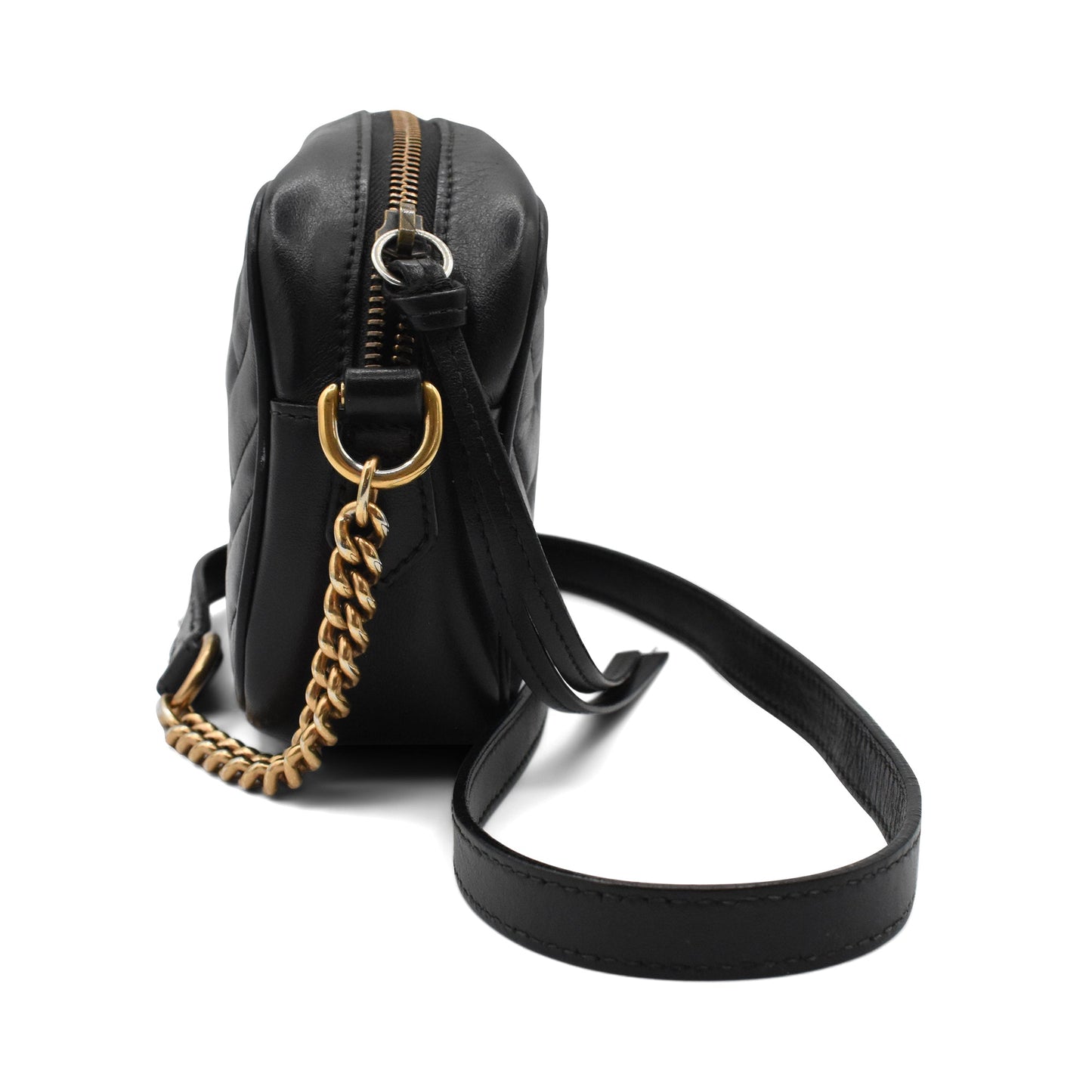 Gucci Chain Leather Crossbody