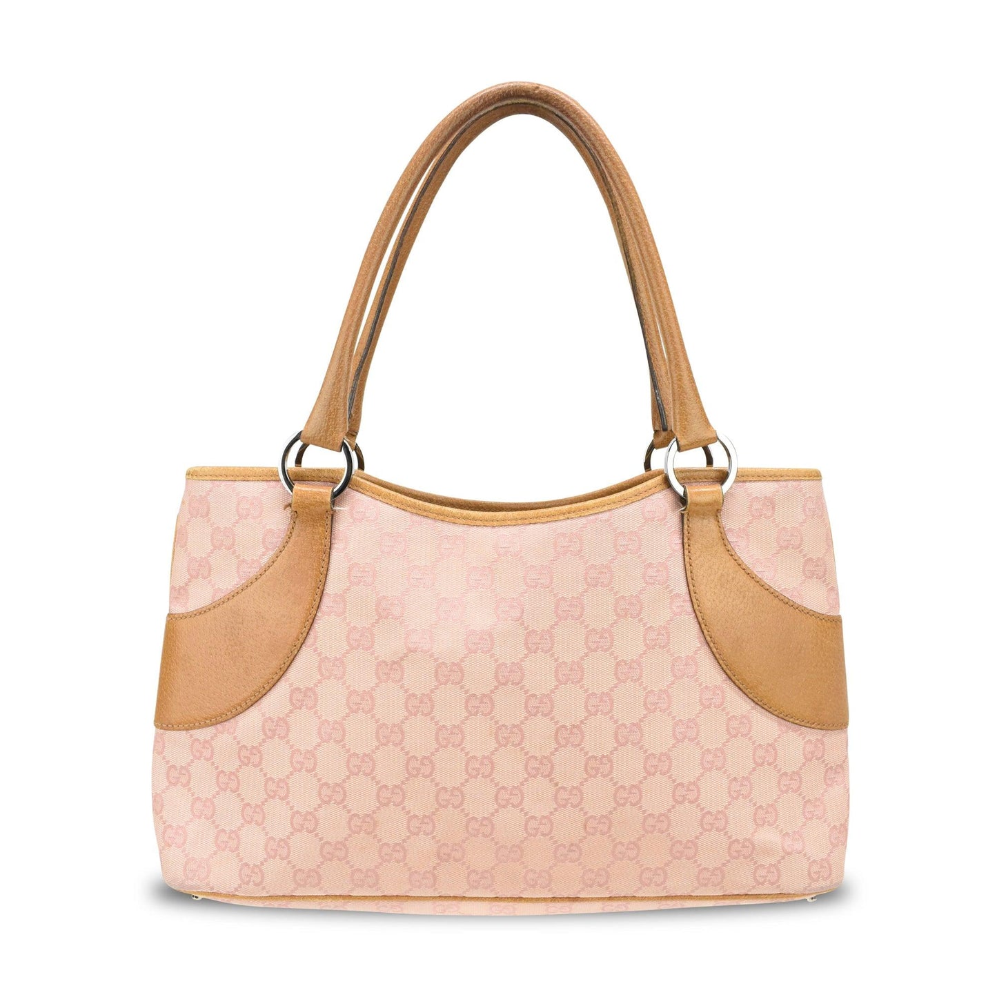 Gucci Monogram Leather Canvas Tote