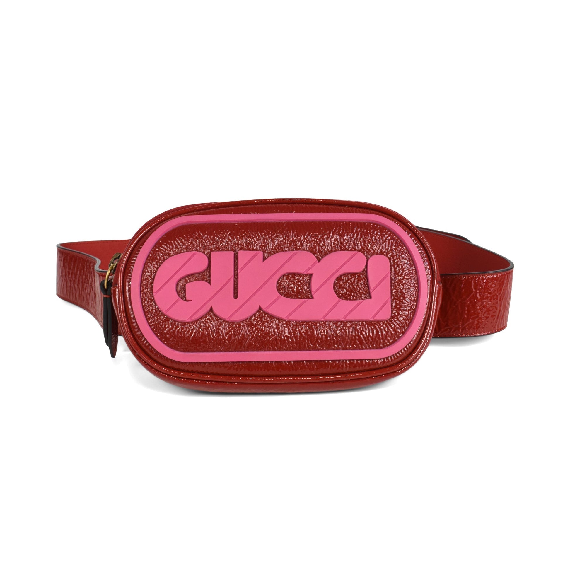 Gucci Leather Canvas Handbag