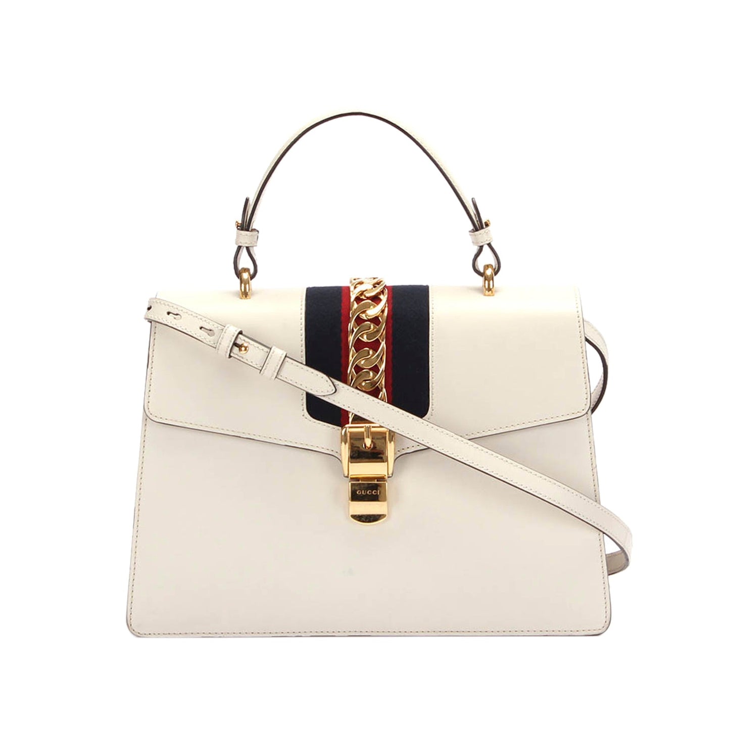 Gucci Leather Top Handle Shoulder Bag