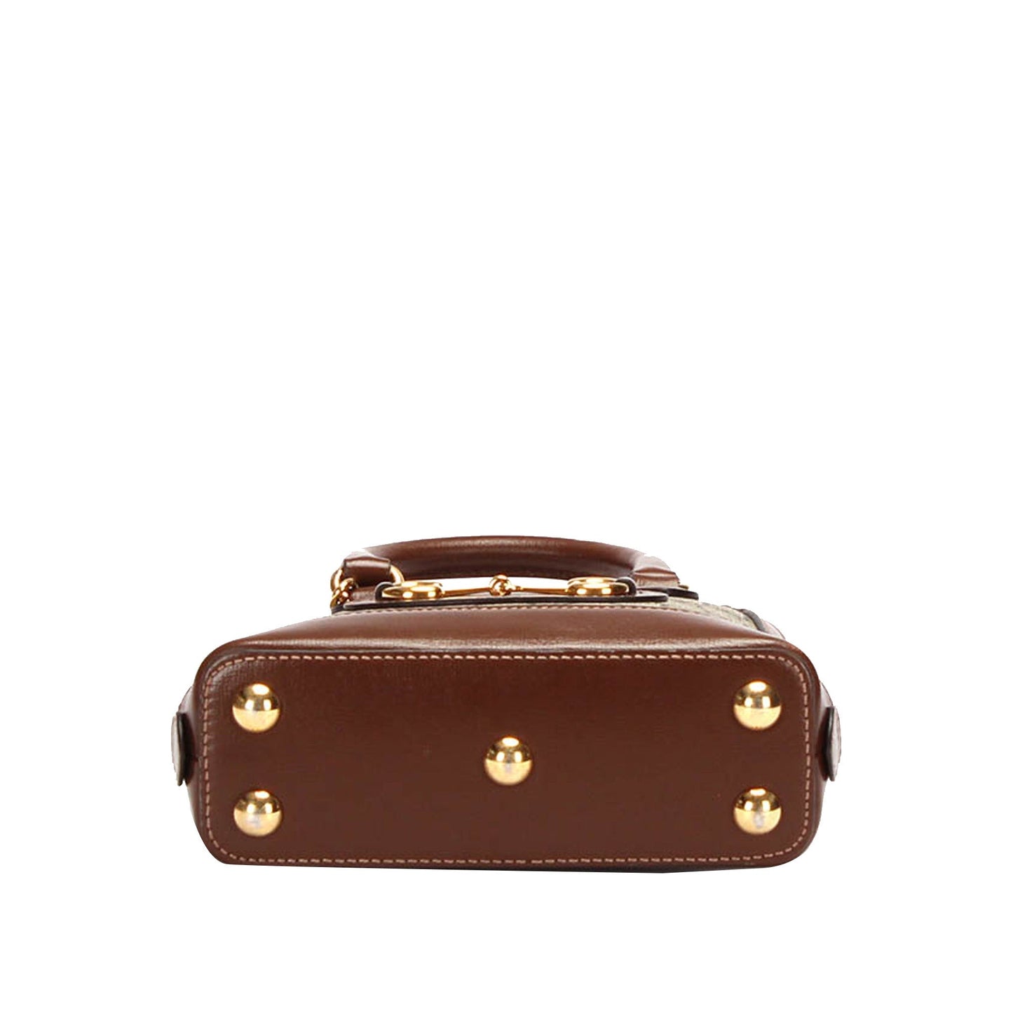 Gucci Leather Canvas Shoulder Bag