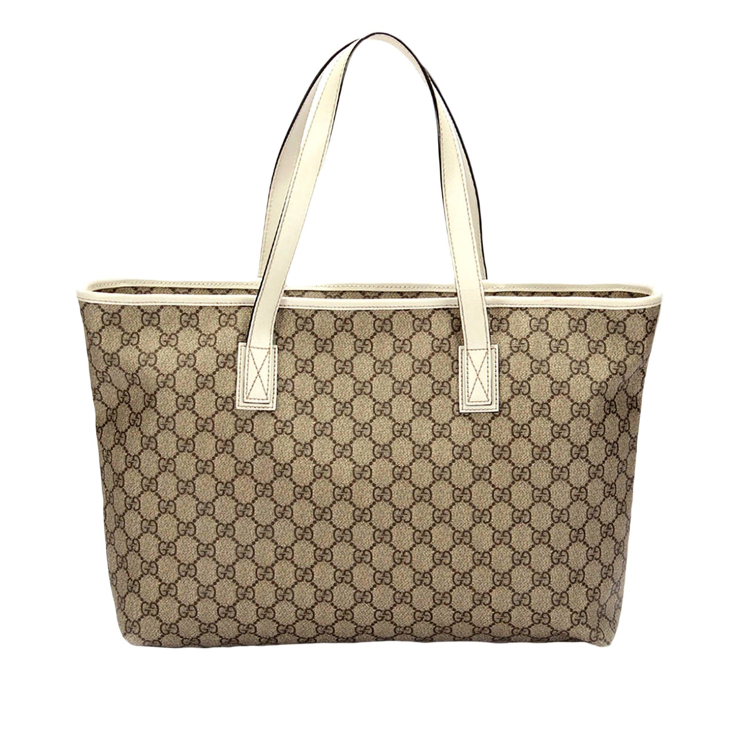 Gucci Leather Canvas Tote